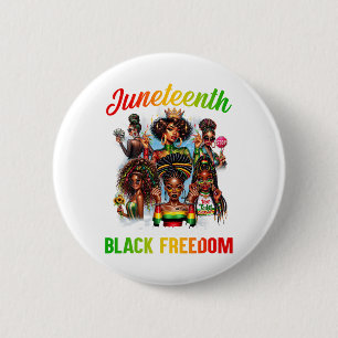 19. Juni 2024 Feiern Black Freedom 1865 Histo Button