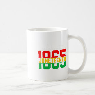 19. Juni 2024 Feiern Black Freedom 1865 Histo Kaffeetasse