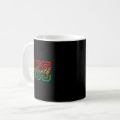19. Juni 2024 Feiern Black Freedom 1865 Histo Kaffeetasse (Vorderseite Links)