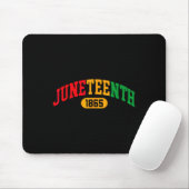 19. Juni 2025 Feiern Black Freedom 1865 Histo Mousepad (Mit Mouse)