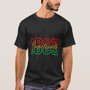 19. Juni 2025 Feiern Black Freedom 1865 Histo T-Shirt
