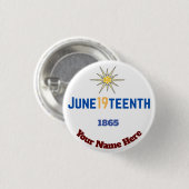 19. Juni Button (Vorne & Hinten)