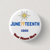 19. Juni Button (Vorderseite)