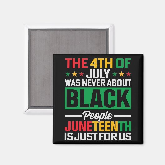 19. Juni: Das Erbe feiern Magnet (Vorderseite/Rückseite)