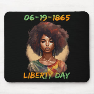 19. Juni - Die Unabhängigkeit der Afrikanisch-Amer Mousepad