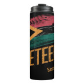 19. Juni: Fahne der Freiheit, das Erbe gefeiert Thermosbecher (Vorderseite)