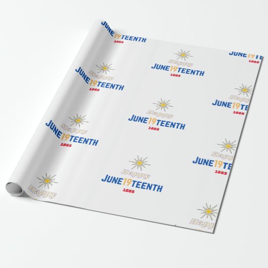 19. Juni Geschenkpapier (Ungerollt)