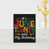 19. Juni Karte (Gelbe Blume)