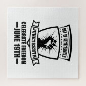 19. Juni, Monat der schwarzen Geschichte, Kwanzaa, Puzzle (Horizontal)