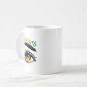 19. Juni - Schwarze Geschichte der Afroamerikaneri Kaffeetasse (Vorderseite Links)