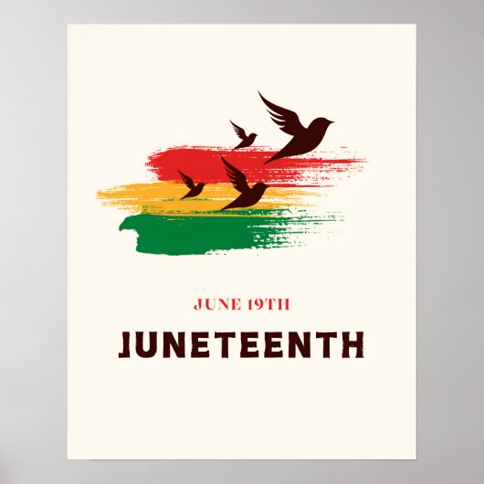 19. Juni Vögel Poster (Vorne)