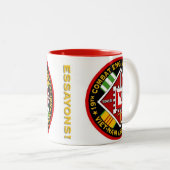 19. Kampf Engr. Bataillon, VietnamAssn. Zweifarbige Tasse (VorderseiteRechts)