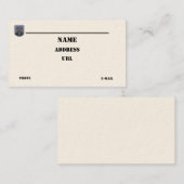 19. Kraftgruppe untersucht grelle Visitenkarte (Vorne/Hinten)