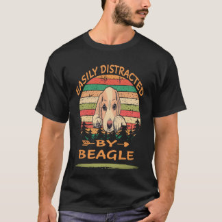 19 Leicht Ablenkbar Durch Beagle T-Shirt