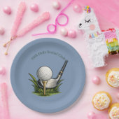 19. Loch Golf-Rentnerparty Papierplatten Pappteller (Party)