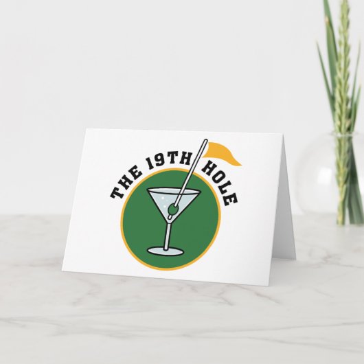 19. Loch Karte (Vorderseite)