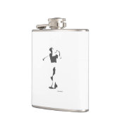 19. Loch redete Golf-Flasche an Flachmann (Links)