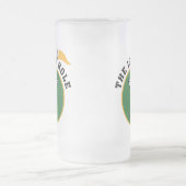 19. Loch-Tasse Mattglas Bierglas (Mittel)