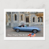 19. Mai 2018: Wenn Harry Meghan verheiratet Postkarte (Vorderseite)