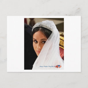 19. Mai 2018: Wenn Harry Meghan verheiratet Postkarte