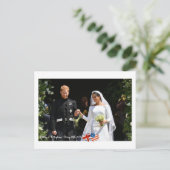 19. Mai 2018: Wenn Harry Meghan verheiratet Postkarte (Stehend Vorderseite)