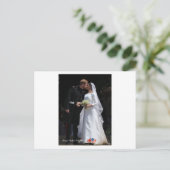 19. Mai 2018: Wenn Harry Meghan verheiratet Postkarte (Stehend Vorderseite)