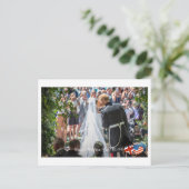 19. Mai 2018: Wenn Harry Meghan verheiratet Postkarte (Stehend Vorderseite)