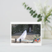 19. Mai 2018: Wenn Harry Meghan verheiratet Postkarte (Stehend Vorderseite)