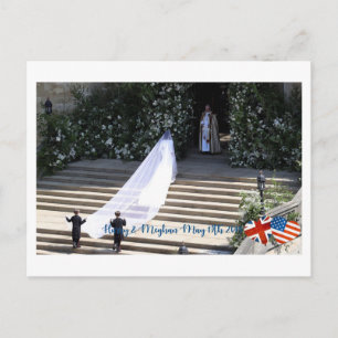 19. Mai 2018: Wenn Harry Meghan verheiratet Postkarte