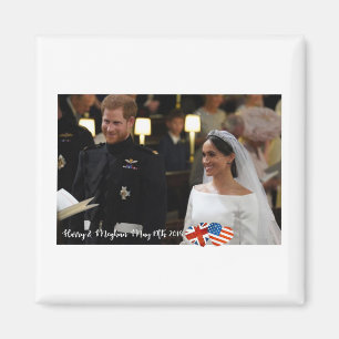 19. Mai 2018: Wenn Harry verheiratetes Meghan Magnet