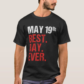 19. Mai Jahrestag Bachelor Py Wedding T-Shirt