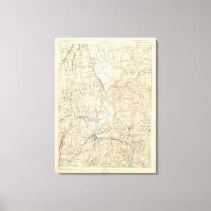 19 Middletown Blatt Leinwanddruck