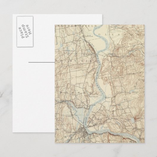 19 Mittlerblatt Postkarte (Vorne/Hinten)