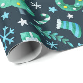 #19 Nautical Haven Wrapping Paper "Big Size" Geschenkpapier (Rolleneckpunkt)