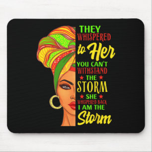 19. Schwarze Geschichte Afrikanische Frau Afro I B Mousepad