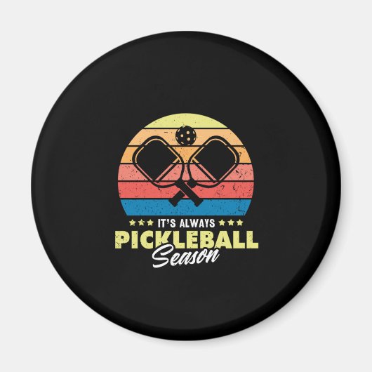 19.Seine immer Pickleball-Saison Magnet (Vorne)