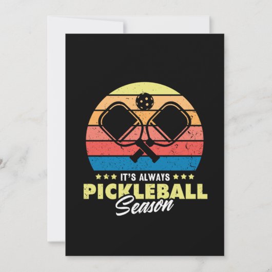 19.Seine immer Pickleball-Saison Save The Date (Vorderseite)