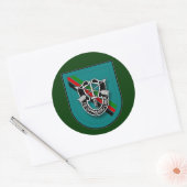 19. SFG(A) - Dienst in Afghanistan UA Runder Aufkleber (Umschlag)