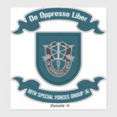 19. Sondereinsatzgruppe (Im Flugzeug) 19. SFG Aufkleber (Blatt)