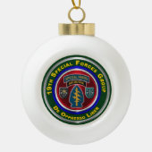 19. Special Forces Group Keramik Kugel-Ornament (Vorderseite)