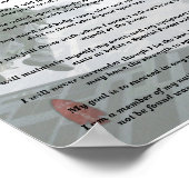 19. Spezialkräfte Gruppe Flash Creed Poster Vets (Ecke)