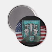 19. Spezialstreitkräfte Gruppe Flash Veterans Vete Magnet (Vorderseite/Rückseite)