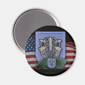 19. Spezialstreitkräfte Gruppe Flash Veterans Vete Magnet (Vorderseite/Rückseite)