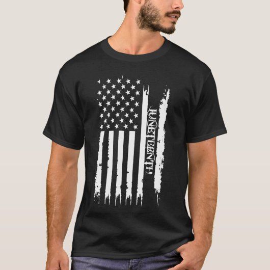 19. Staaten verärgert die US-Flagge T-Shirt (Vorderseite)