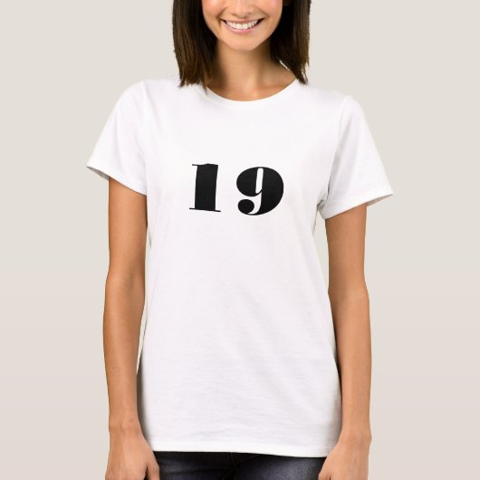 19 T-Shirt (Vorderseite)