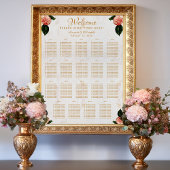 19 Tabelle Sitzplan Hochzeitsskizze Marmor Kamelie Poster
