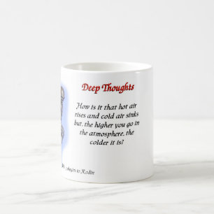 19 tiefe Gedanken - kalte Luft Kaffeetasse
