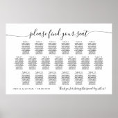 19 Tische für moderne Sitze Poster (Vorne)