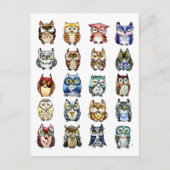 19 und 1 Katzen und Hülsen Postkarte (Vorderseite)