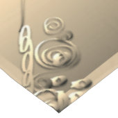 19. und 8. Bronze-Hochzeitstag Tischdecke (Schrägansicht)